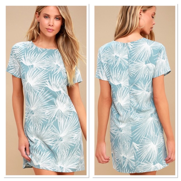 Lulus Dresses & Skirts - Lulu’s Cancun Calling dusty sage shift dress
